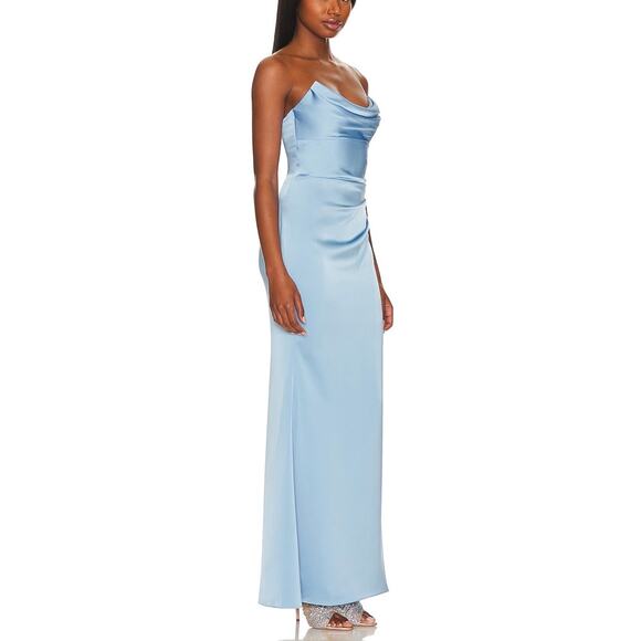 Katie May x Revolve Taylor Gown French Blue size Small - Picture 3 of 8